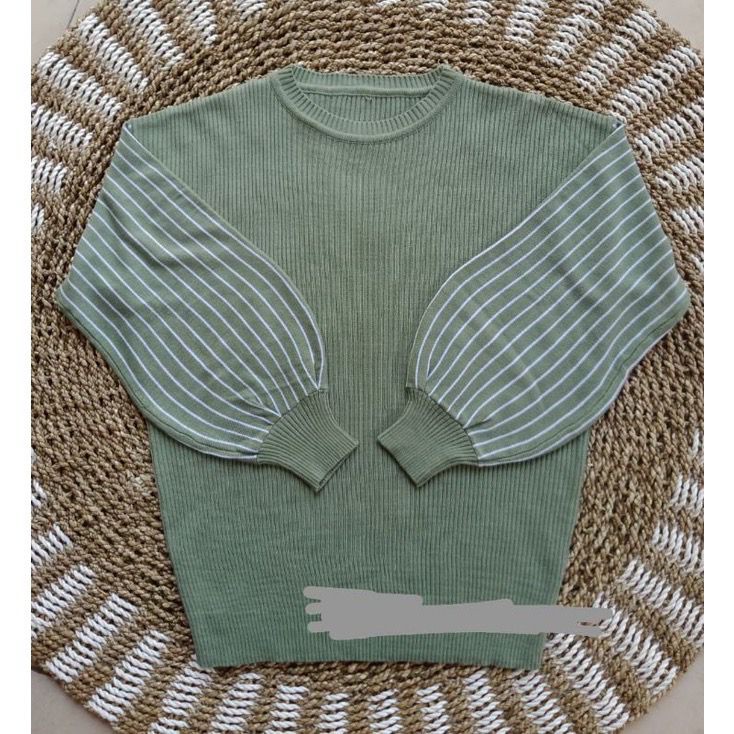 zelline official atasan rajut wanita vania blouse sweater