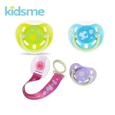 Kidsme 160119 Glow in the Dark Pacifier with Clip