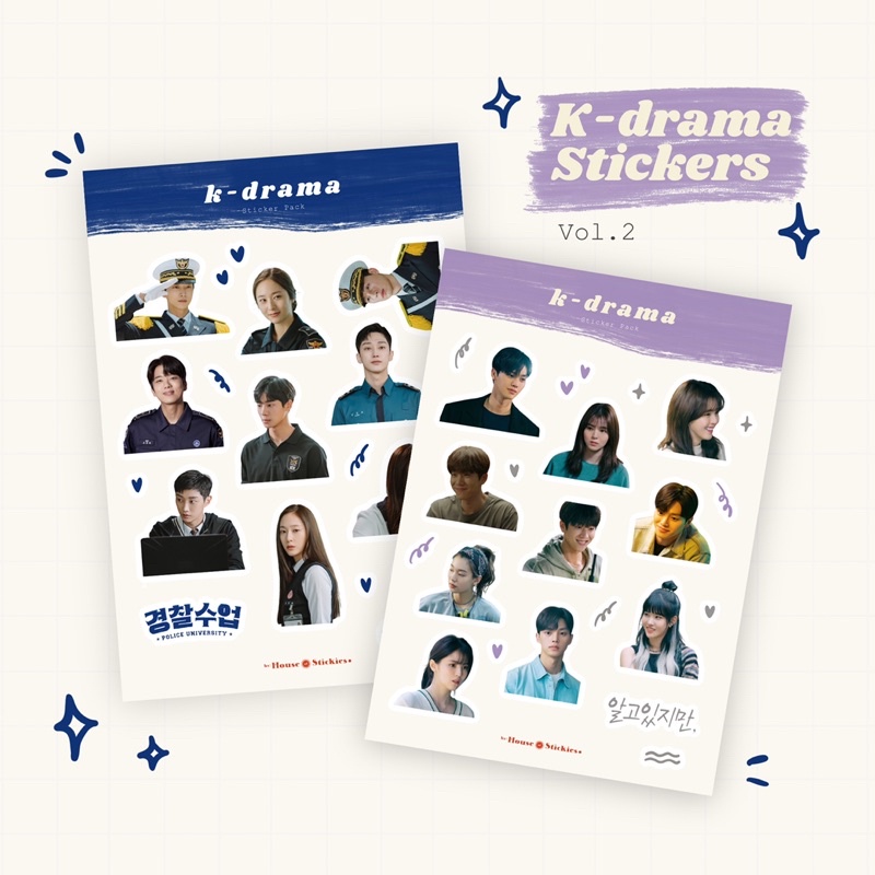 Stiker Kdrama Vol. 2 (Police University, Nevertheless)