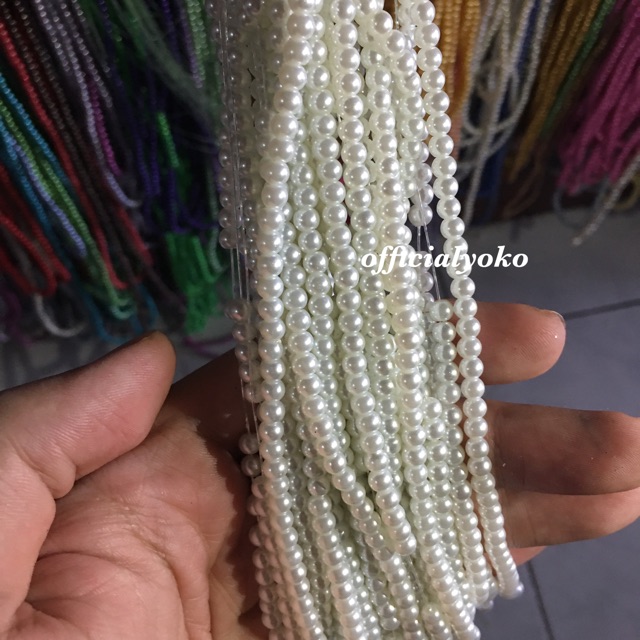 Payet Mutiara Sintetis / Mutsin Jahit Warna Termurah