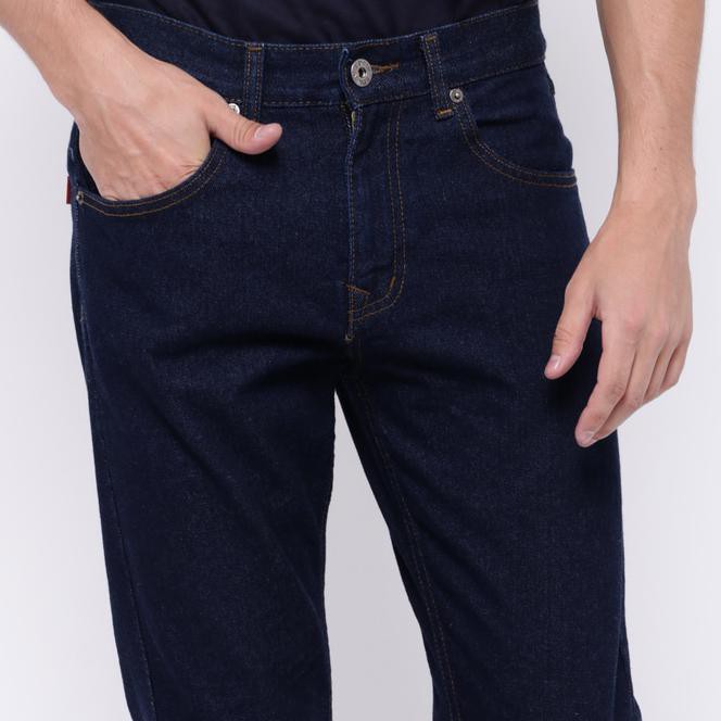 Edwin Celana Jeans Slim Fit Pria Panjang Biru Roma 05 - Navy, 27