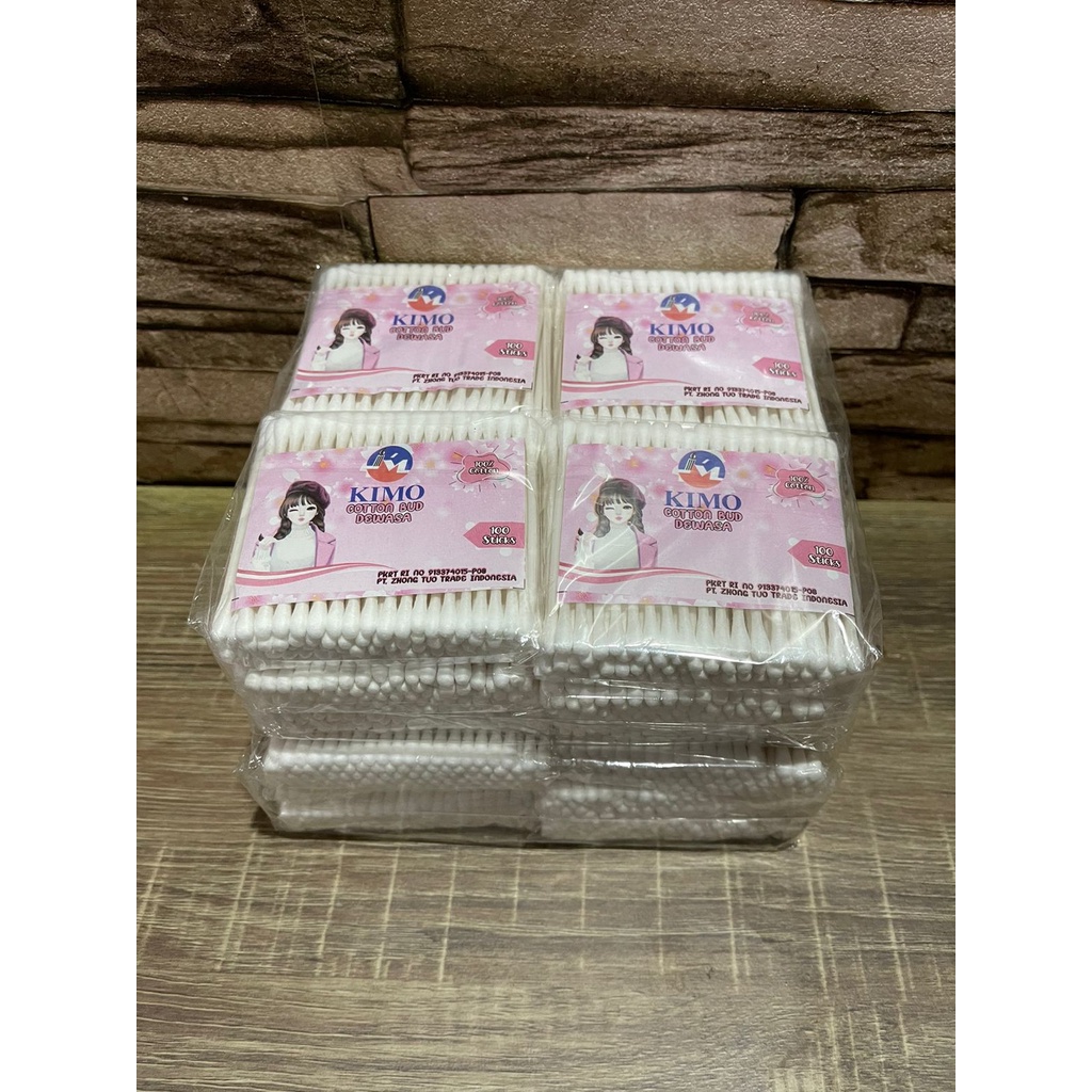 cotton bud kimo isi 100pcs / pembersih telinga