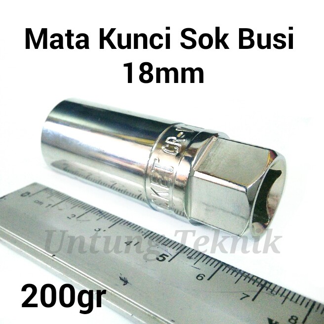 GESTAR - Crossman 18mm 0.5 DR. Spark Plug Socket - Mata kunci sok busi