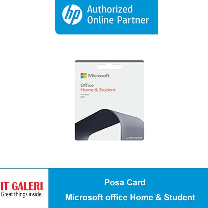 Jual Posa Card Microsoft Office Home & Student 2021 Terbaru | Shopee ...