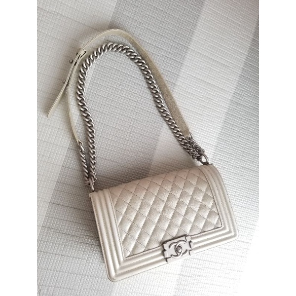 Tas Chanel Boy Kulit Asli Preloved