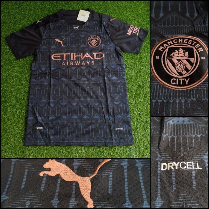 JERSEY BOLA MANCHESTER CITY AWAY 2020/2021 GRADE ORI