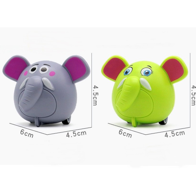 Mainan Anak Mobilan Bentuk Binatang / Mainan Lucu Tarik Mundur (Pull Back) MURAH Mainan Gajah Burung-3