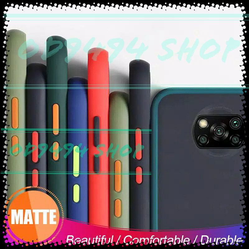 Soft Case Matte Frosted Case Colored Frosted xiaomi Poco X3 Nfc xiaomi Poco X3 Pro