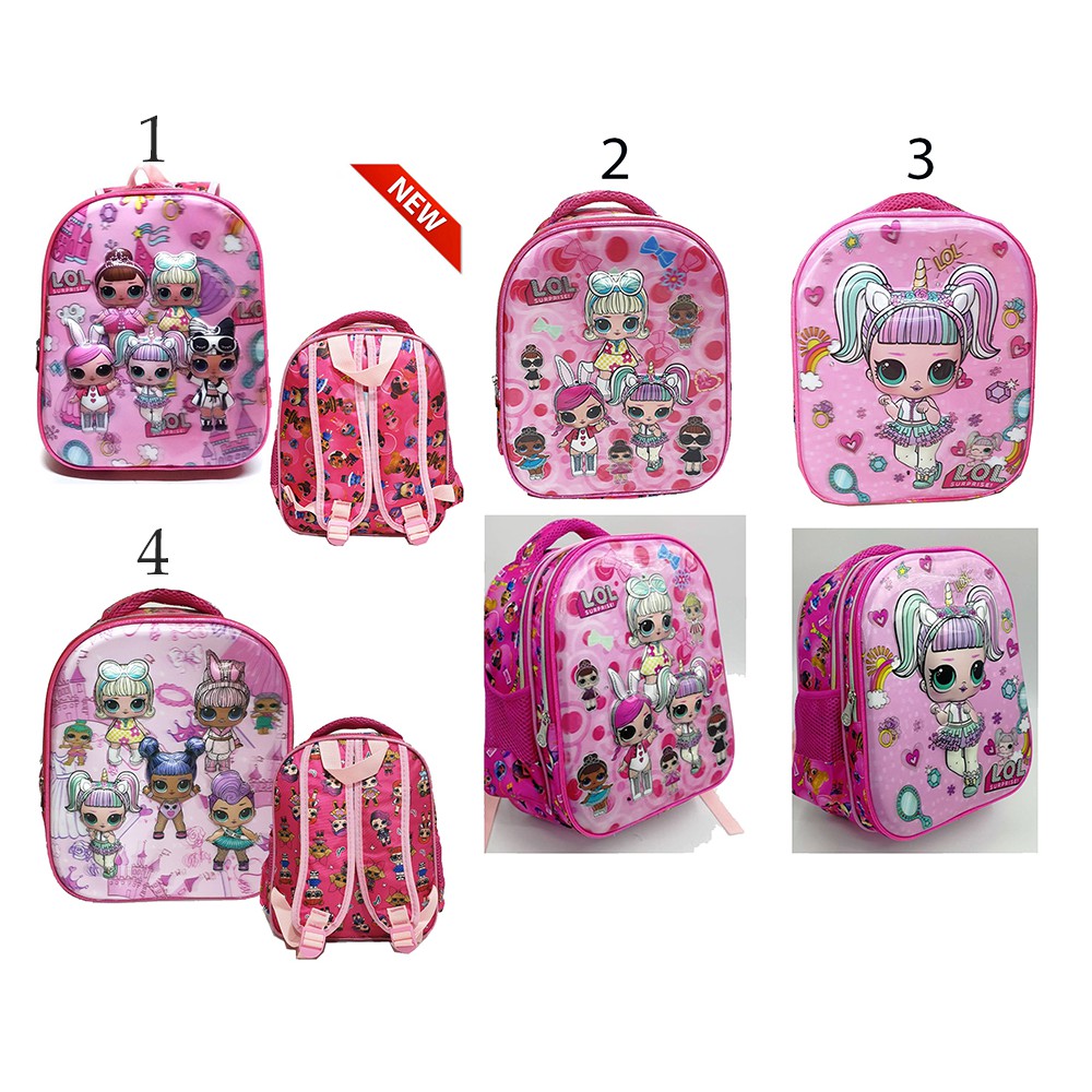 TERMURAH TERBAIK LOL  Tas  Anak Sekolah Ransel TK Motif 5D 