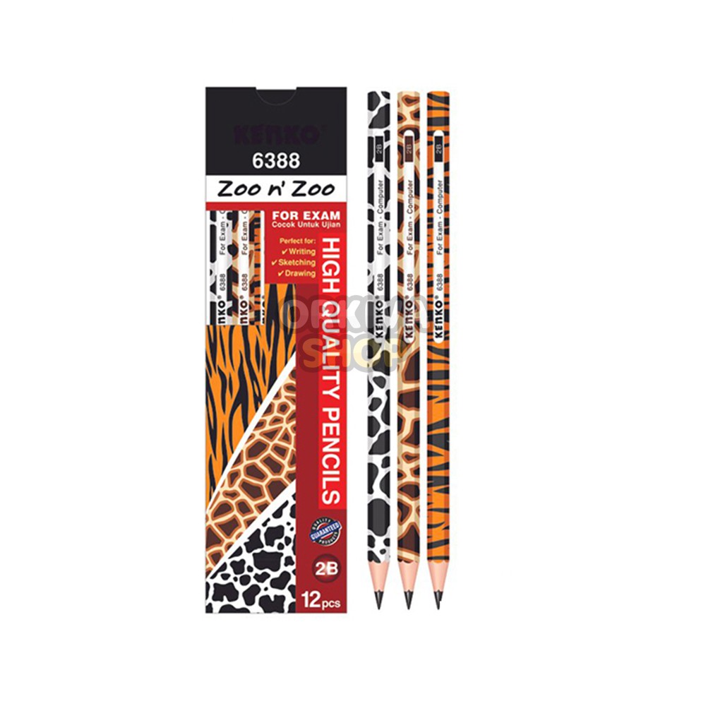 

Pensil Kenko 2B-6388 Zoo N Zoo (3 pcs)