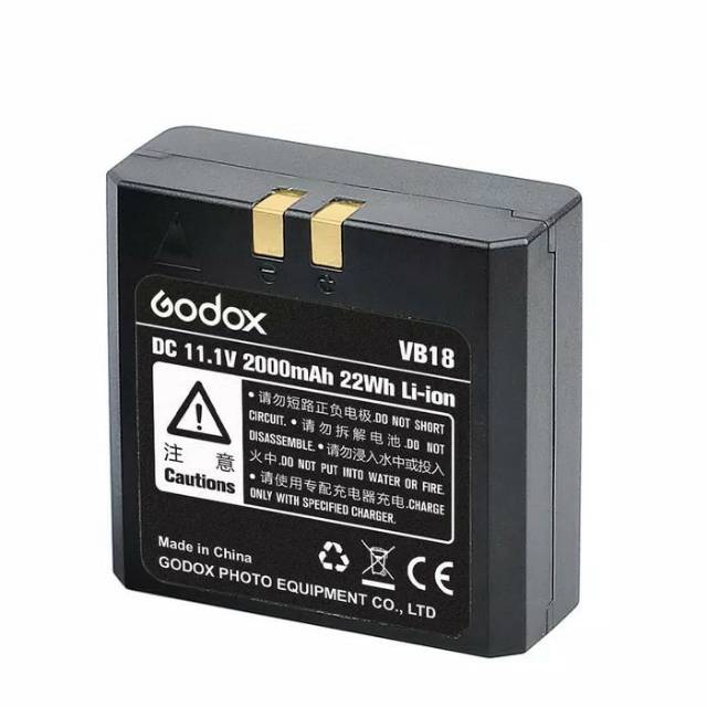 battrey battre Lithium Li-ion GODOX VB-18 VB18 for GODOX seri VING V850II V860II V-850II V-860II