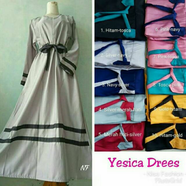 Yesica Dress GAMIS BALOTELI MURAH SURAKARTA SRAGEN SUKOHARJO