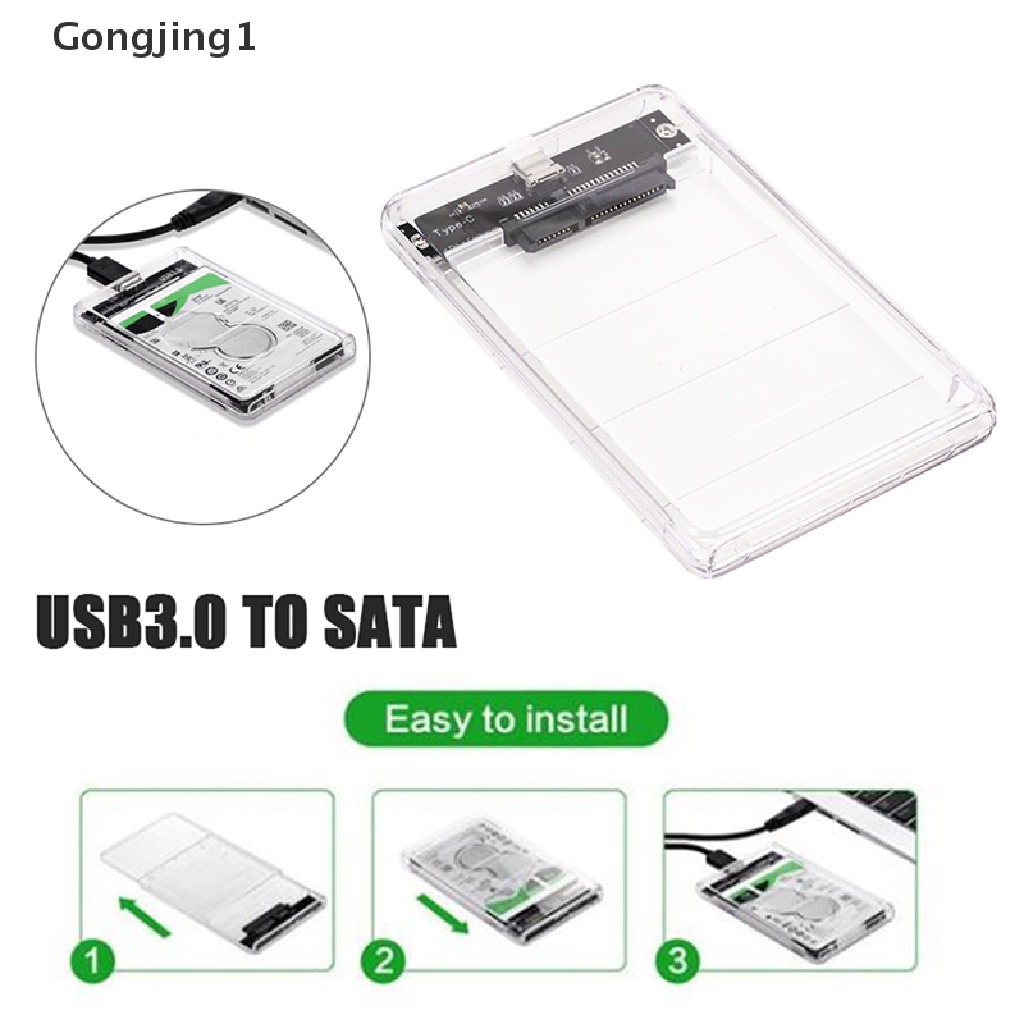 Gongjing1 Casing Hardisk Eksternal Hdd / Ssd 2.5 &quot;Usb 3.0