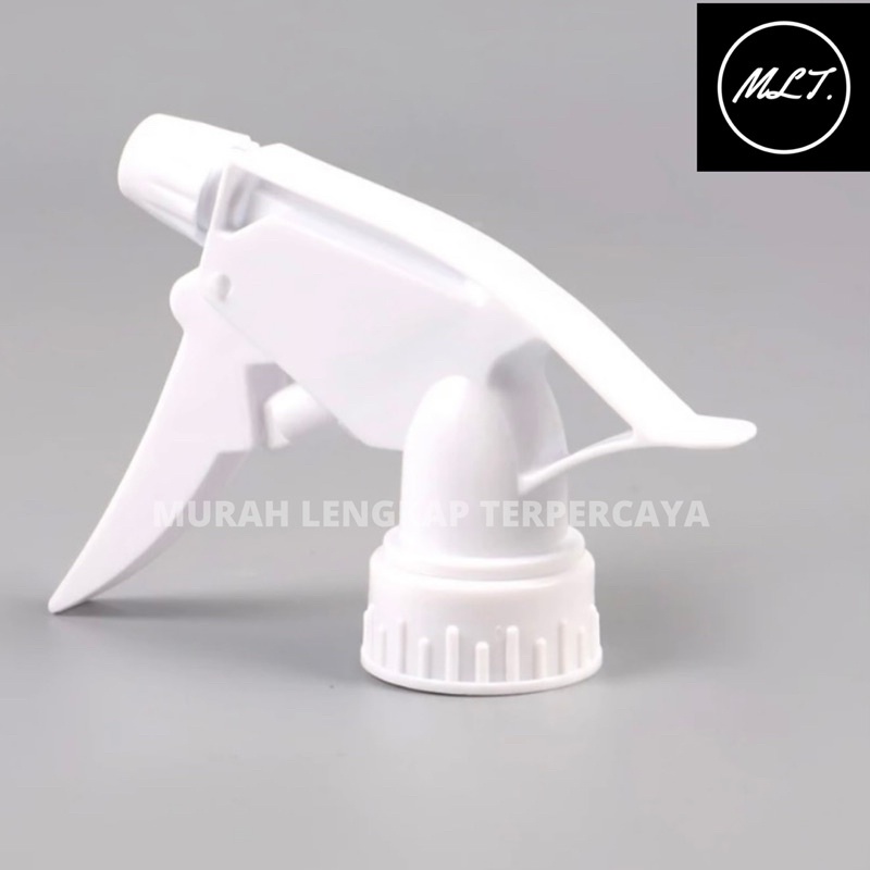 TUTUP BIG TRIGGER SPRAY NECK 28 KISPRAY BIG TRIGGER HITAM NECK 28 / KEPALA SPRAY BIG TRIGGER NECK 28 HITAM PUTIH DAN NATURAL