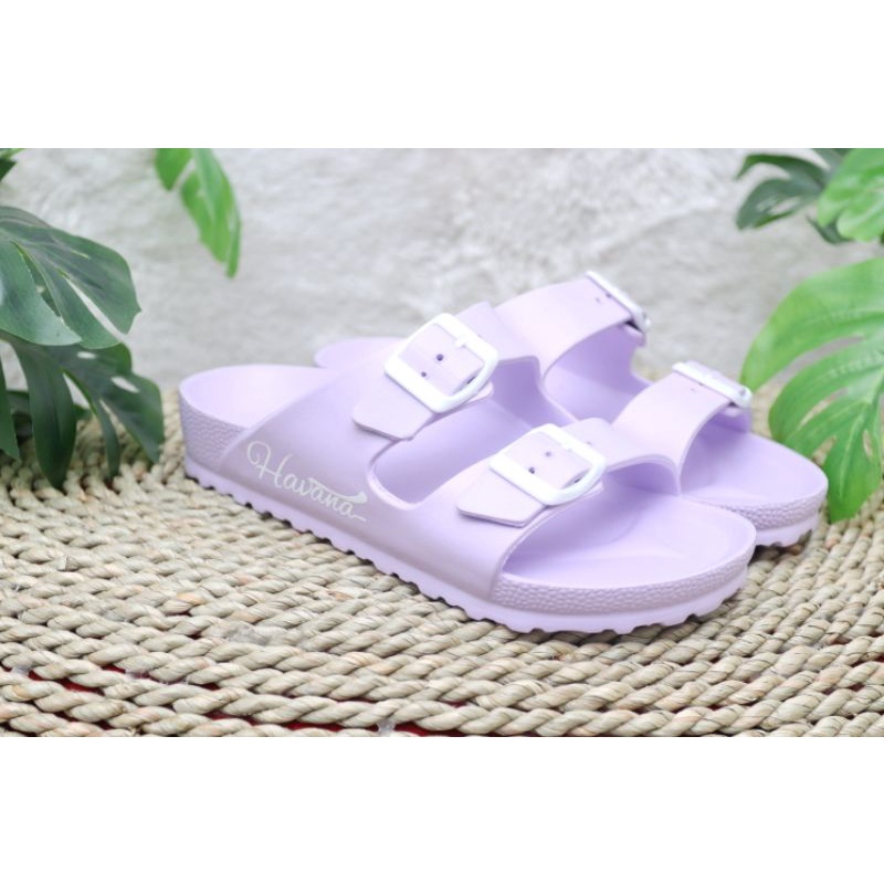 SALE !! Sandal Wanita Slide Havana Birken Sendal Slide Cewek Sandal Selop Wanita Havana Sandal Slop-6