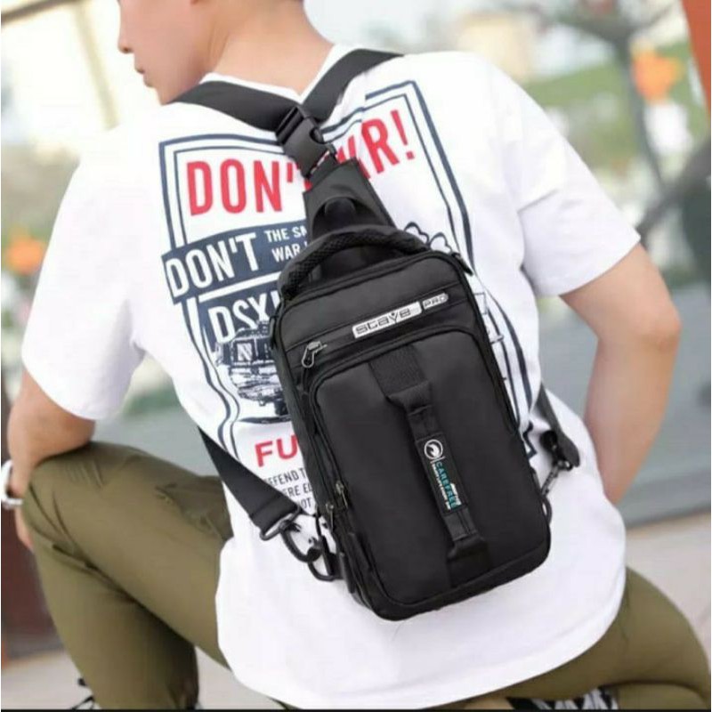 tas Waistbag pria multifungsi terlaris