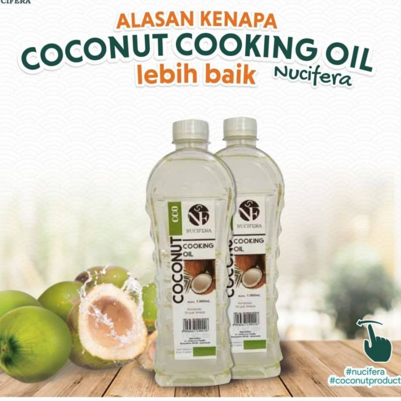 

MINYAK GORENG KELAPA NUCIFERA LEMAK TAMBAHAN MPASI MINYAK DIET COCONUT OIL COOKING OIL NUCIFERA