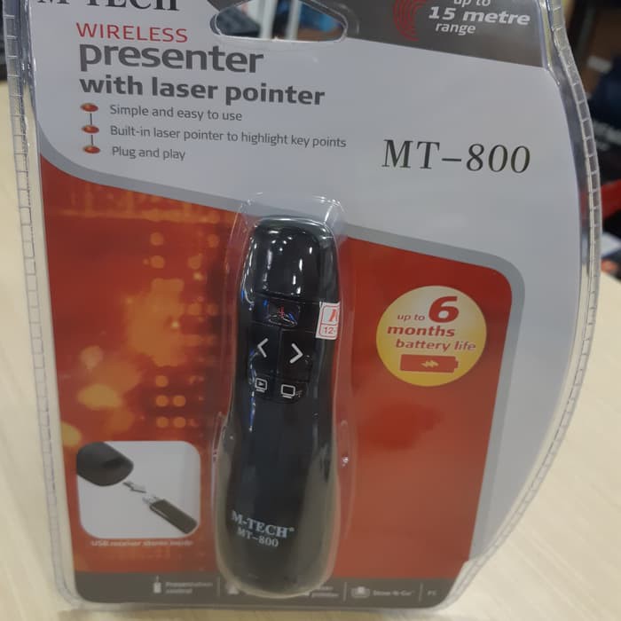 Wireless Presenter M-Tech MT-800 Laser Pointer R400