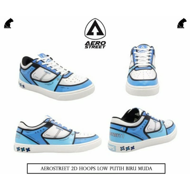 Aerostreet x Blibli 2D low blue