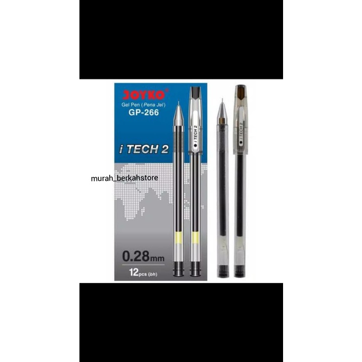 

PULPEN GEL/ Bolpen GEL/Pena GEL JOYKO GP-266 ITECH/TINTA HITAM