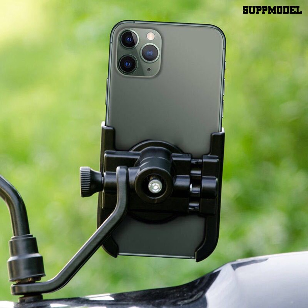 Sdl Stand Holder Handphone Universal Rotasi 360 Derajat Bahan Aluminum Alloy Untuk Stang Sepeda / Motor