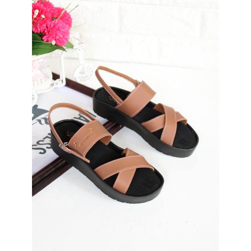 Milicca Sandal Tali Wanita Platform Sandal Talito