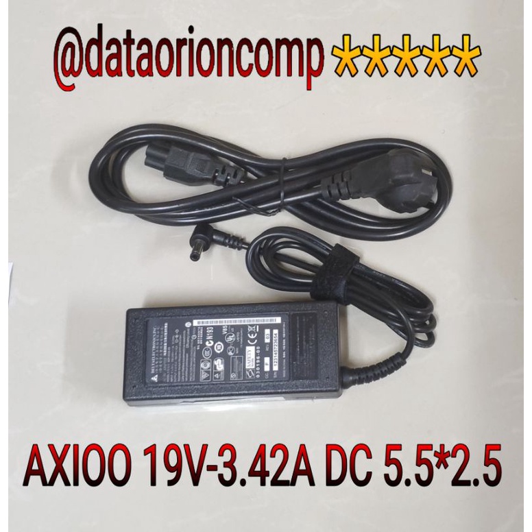 Adaptor Charger Axioo 19V 3.42A DC 5.5*2.5 mm for axioo neon hnm mnc m45 m540 m550n mna mnv mng