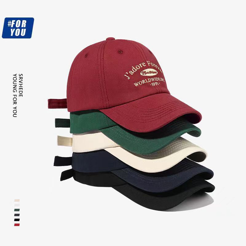 Topi baseball Motif Bordir jadore forever Gaya vintage Untuk Pria Dan Wanita