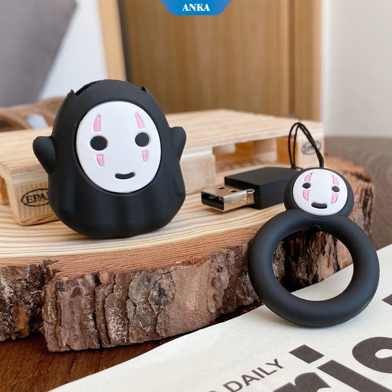 Kartun kreatif kepribadian boneka wali tak berwajah laki-laki U disk 16 GB/32 GB beruang lucu gantungan kunci komputer ponsel penggunaan ganda