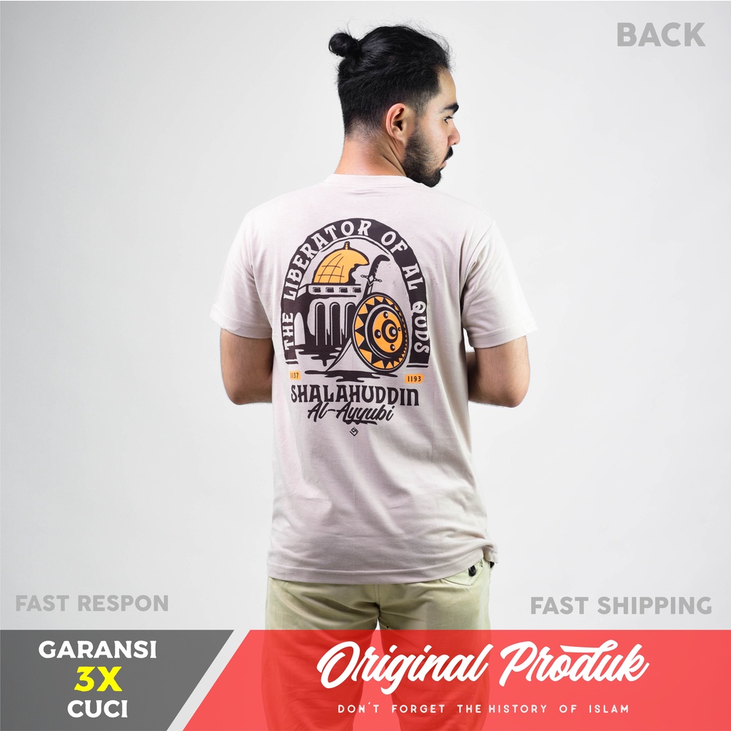 KAOS QAF SHALAHUDDIN AL-AYYUBI - Original Kaos Qaf Moeslem Apparel