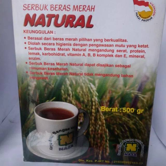 

SERBUK BERAS MERAH NASA 500GR