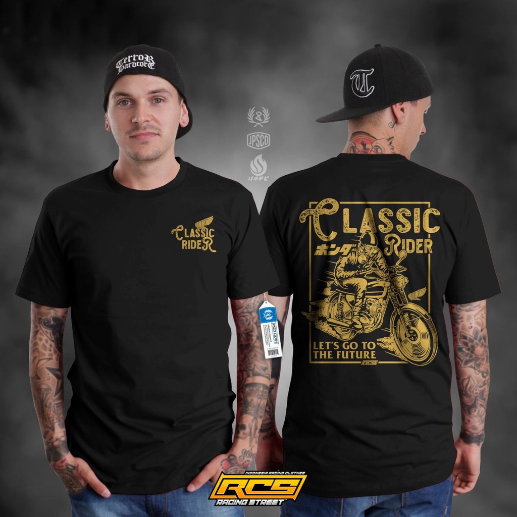 KAOS HONDA CB100 GOLD BAJU PRIA PREMIUM