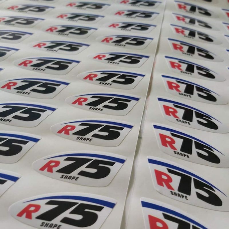 STIKER VISOR R 75 SHAPE ARAI STICKER ARAI