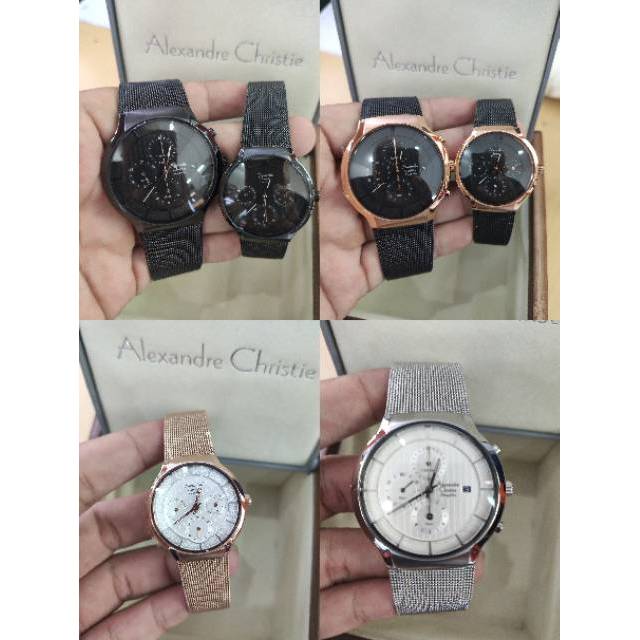 jam tangan alexandre christie ac6245 couple original 6245 harga satuan