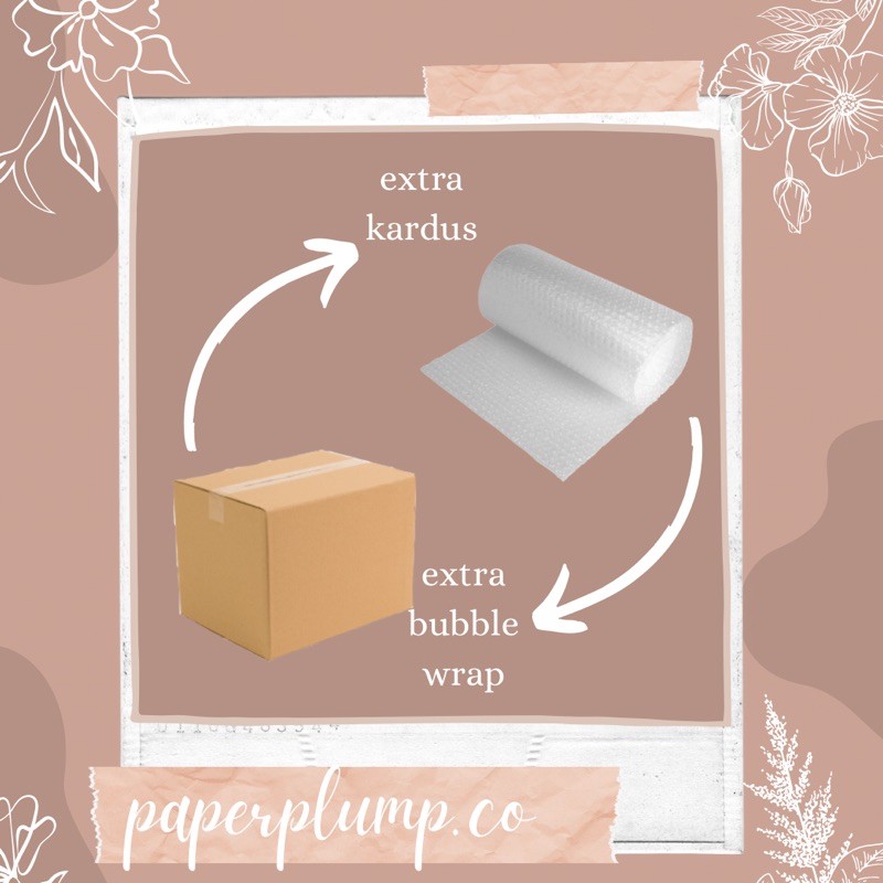 

Extra Kadrus & Bubble Wrap | Tambahan Packing