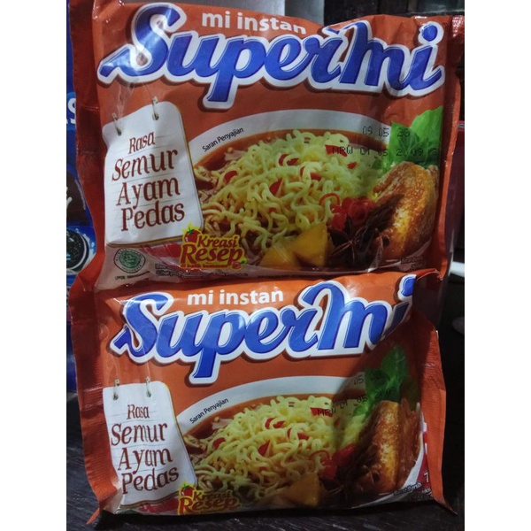 

Mi instan / supermi rasa semur ayam pedas 70G