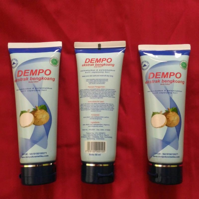 Cream Dempo Kemasan Tube Bengkoang Pencerah Wajah