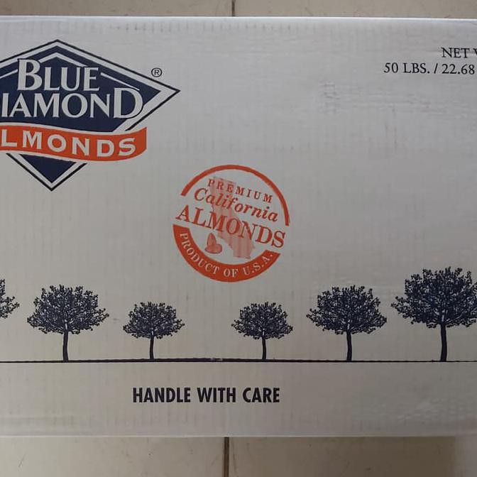 

Almond Nut Whole Blue Diamond 22.68 Kg / Kacang Almond Mentah Bibisale318