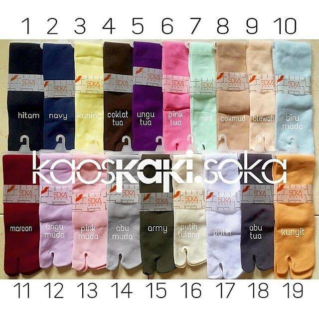 1 LUSIN KAOS KAKI SOKA JEMPOL PANJANG L