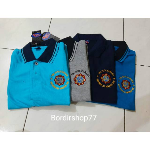 Kaos polo bordir satuan dan grosiran desgn bebas custom / suka suka