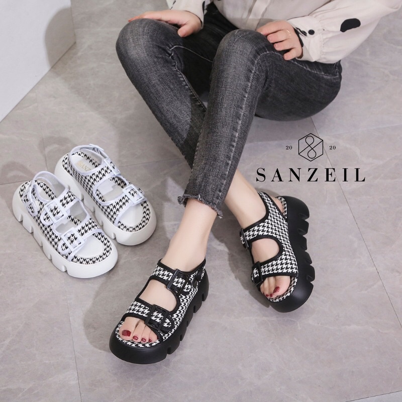 SG0120 syafniegalery Sanzeil Wawa Original Brand Wedges wanita import