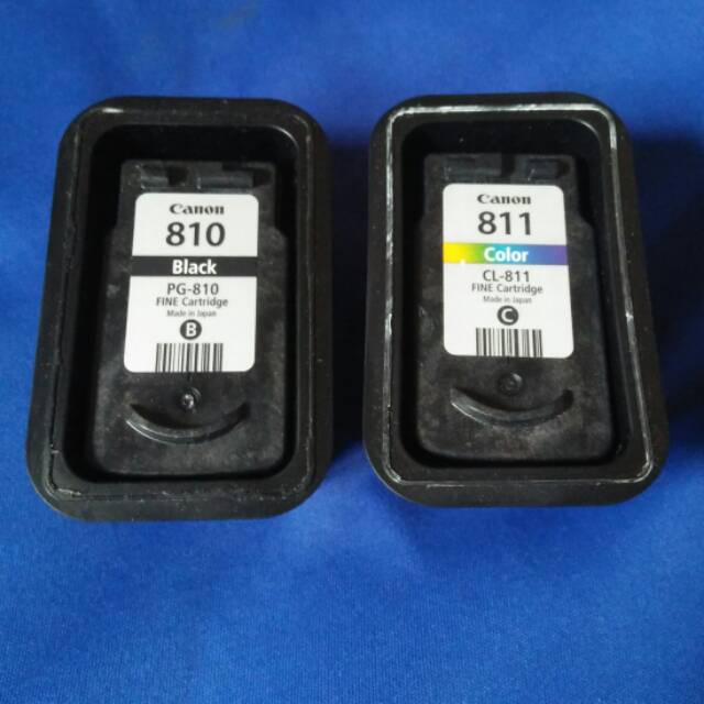 Cartridge printer canon sepasang PG-810 & CL-811 kosongan Cartridge hitam dan warna Printer canon