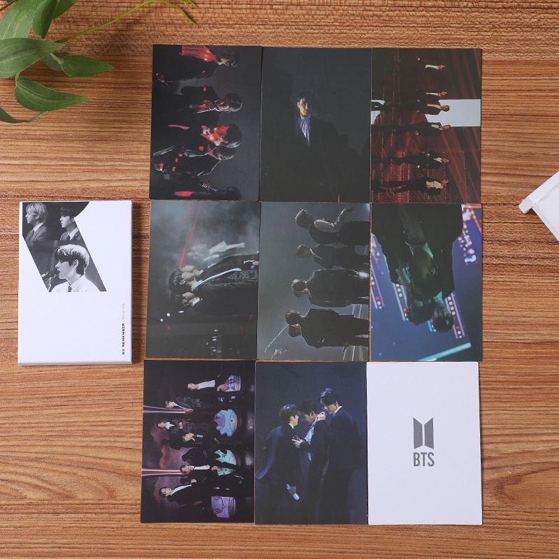 8 / 9pcs / set Kartu Foto BTS OFFICIAL Untuk Koleksi Penggemar