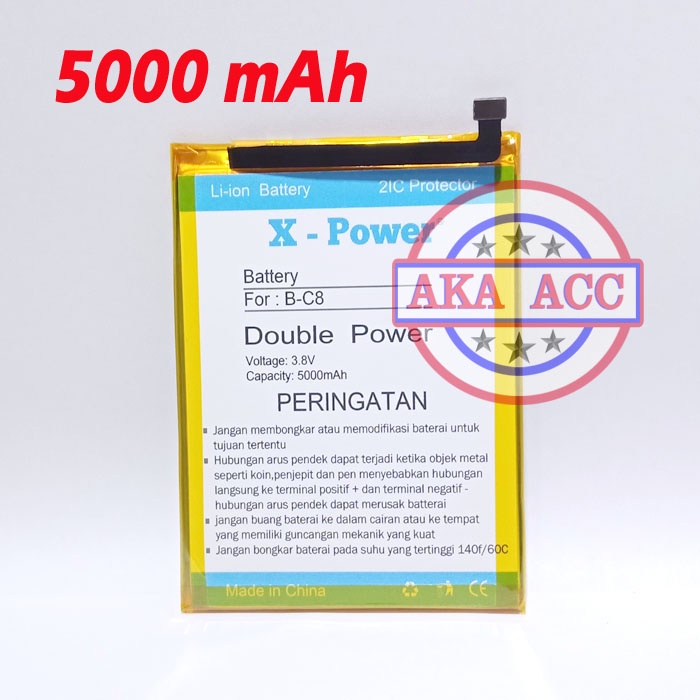 Baterai Vivo Y69 1714 BC8 B-C8 Batu Batre Tanam Double Power