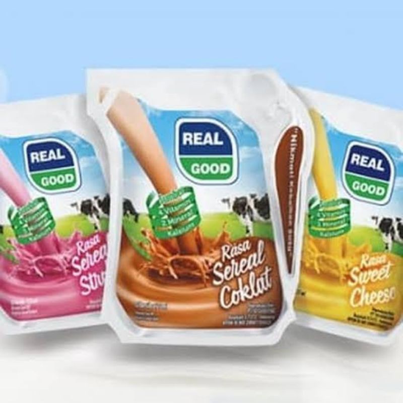 

Susu bantal real good susu UHT (125ml/kemasan pouch)