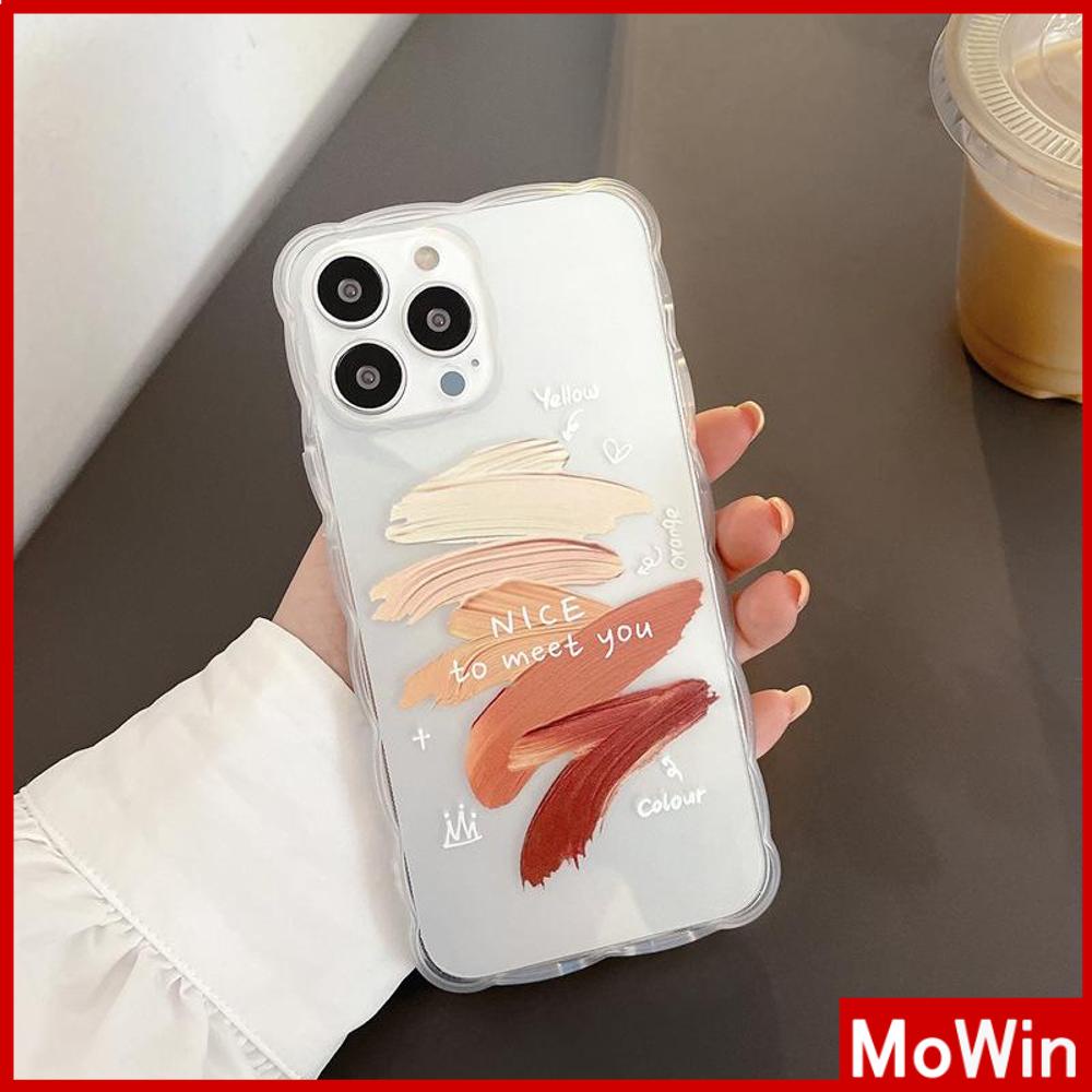 iPhone Case Silicone Soft Case Clear Case Wave Non-Slip Shockproof Camera Full Coverage Protection Paint Art For iPhone 13 Pro Max iPhone 12 Pro Max iPhone 11 iPhone 7 Plus