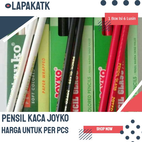 

PENSIL KACA JOYKO PG-100 / PENSIL DERMATOGRAPH JOYKO (1PCS) ++