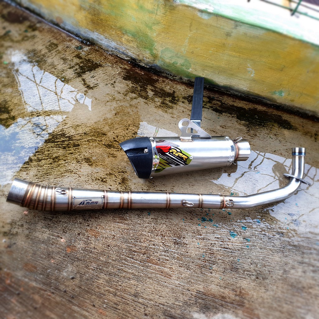 Knalpot Jupiter Z Kompetisi Harian Leher Samping Standar Stainless