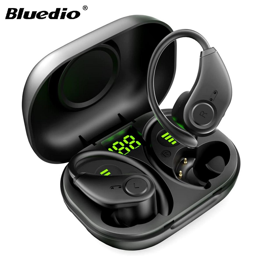 BLUEDIO S6 TWS - Bluetooth 5.1 TWS Earbuds Earphones with Charging Box