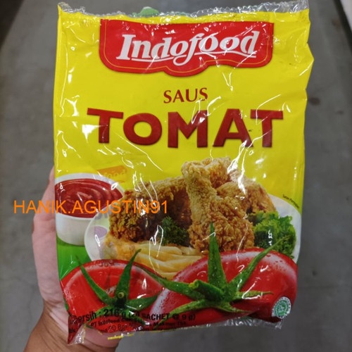

Indofood Saus Tomat 24 x 9 gr / Indofood Saos Tomat Sachet isi 24pcs
